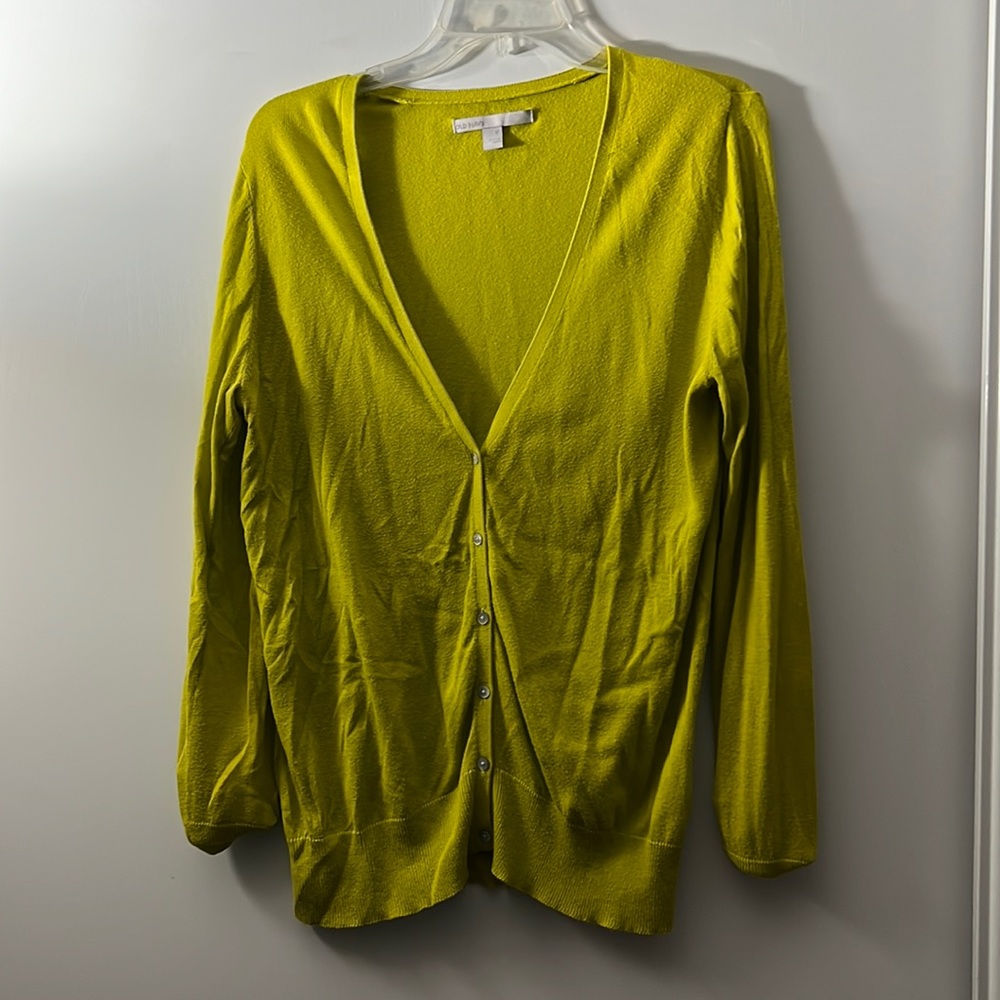 Yellow green sweater